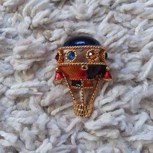Vintage Hot air balloon brooch